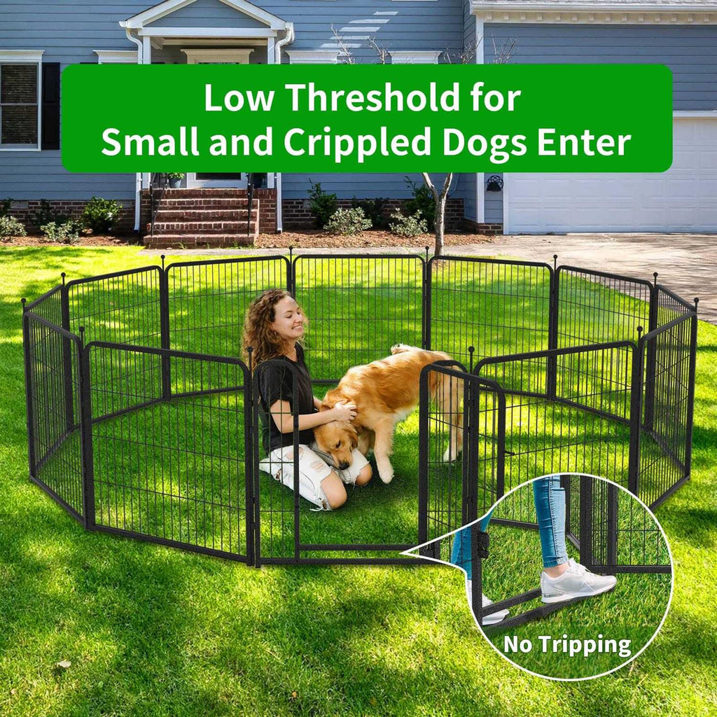 Heavy Duty Anti-Rust Dog Playpen with Doors G2918