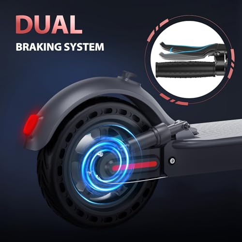 Electric Scooter, Folding, Dual Braking, Dual Suspension, App W80841