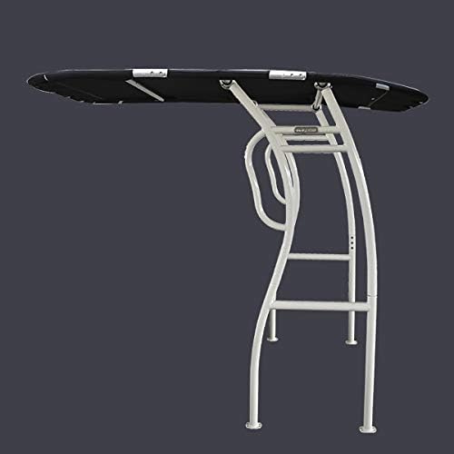 Folding Center Console Boat Tower Bimini Canopy Black O669541