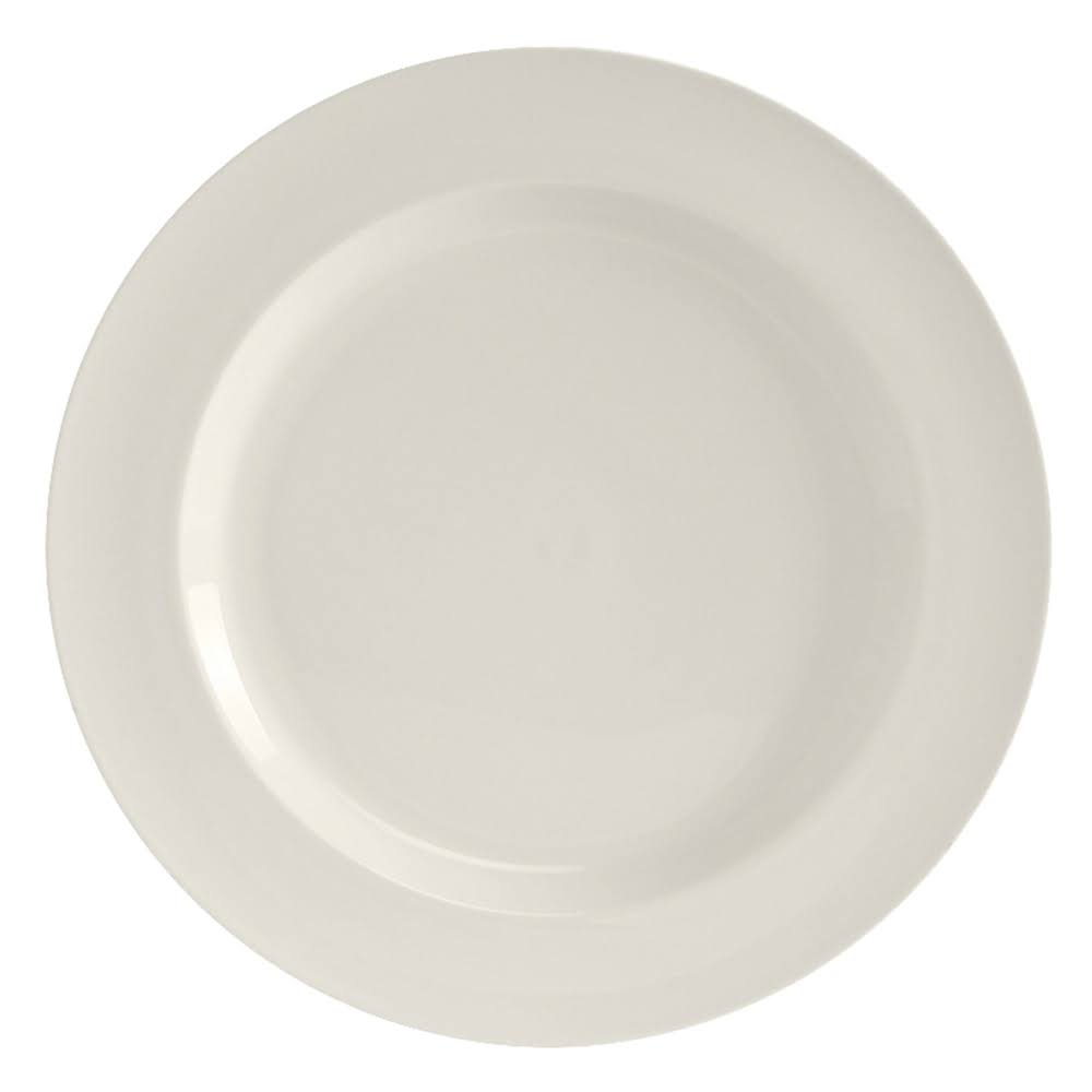 Pearl White Rolled Edge Plate L91442