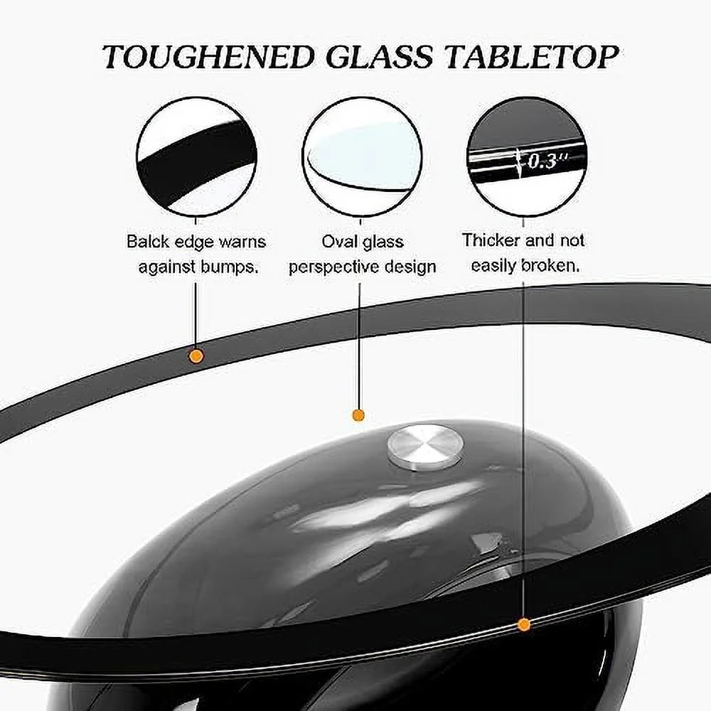 Contemporary Glass Coffee Table Set T9363