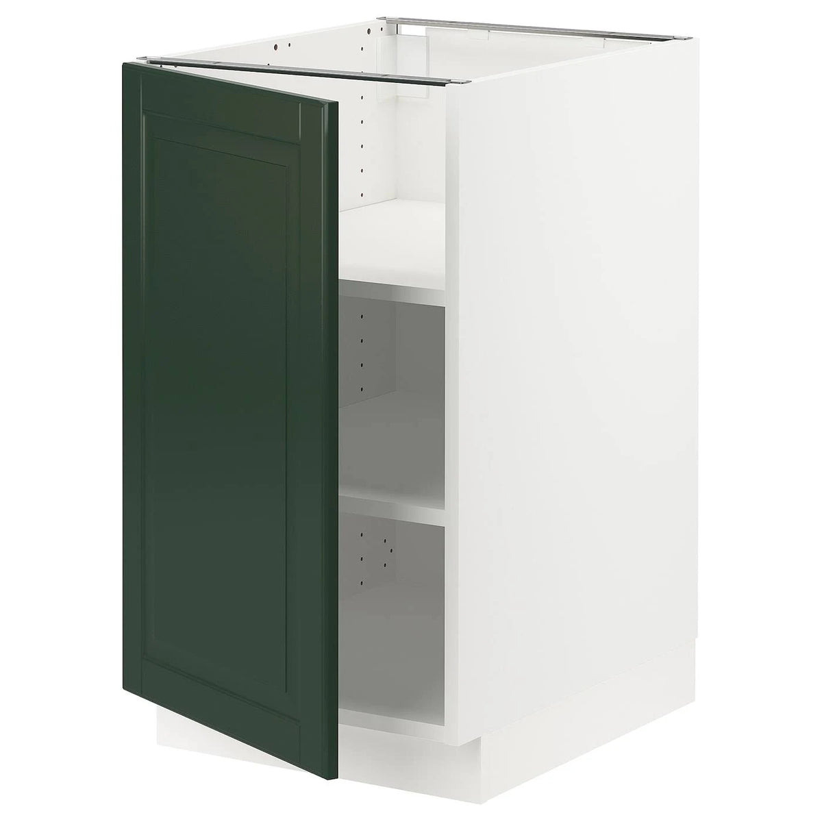 White Base Cabinet with Shelves Y225876