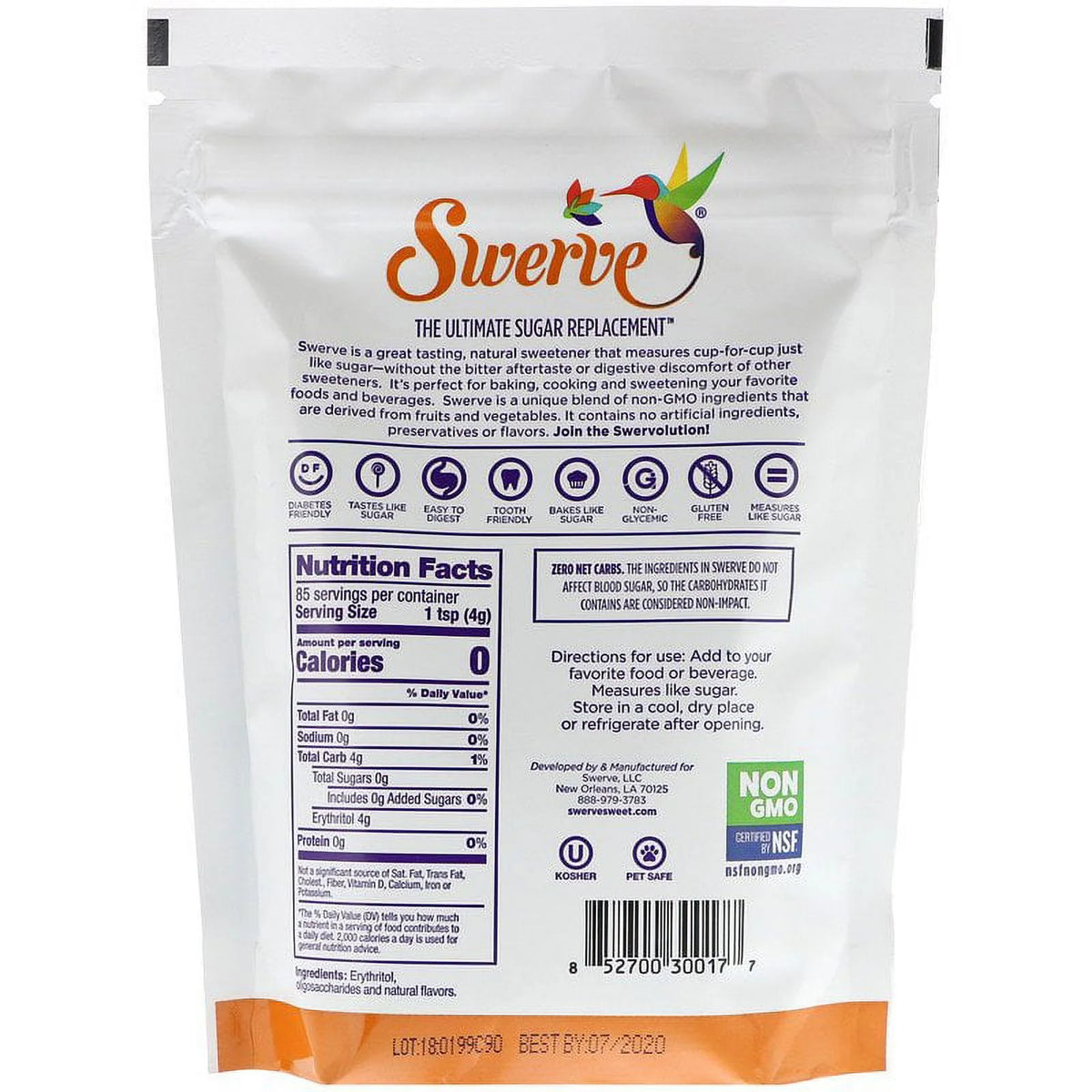 All-Natural Sweetener Granular 12 oz U41217