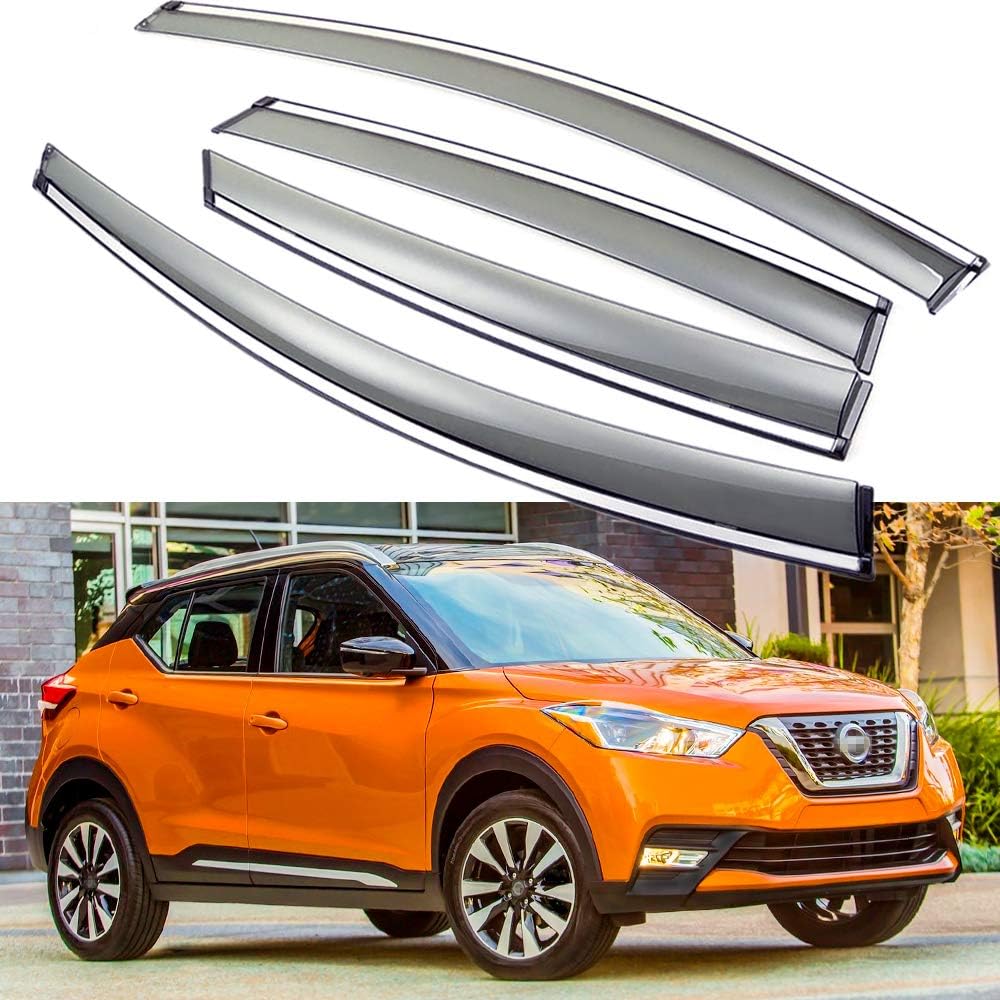 Car Window Visor Vent Shade Deflector Sun/Rain/Fog Guards H988952