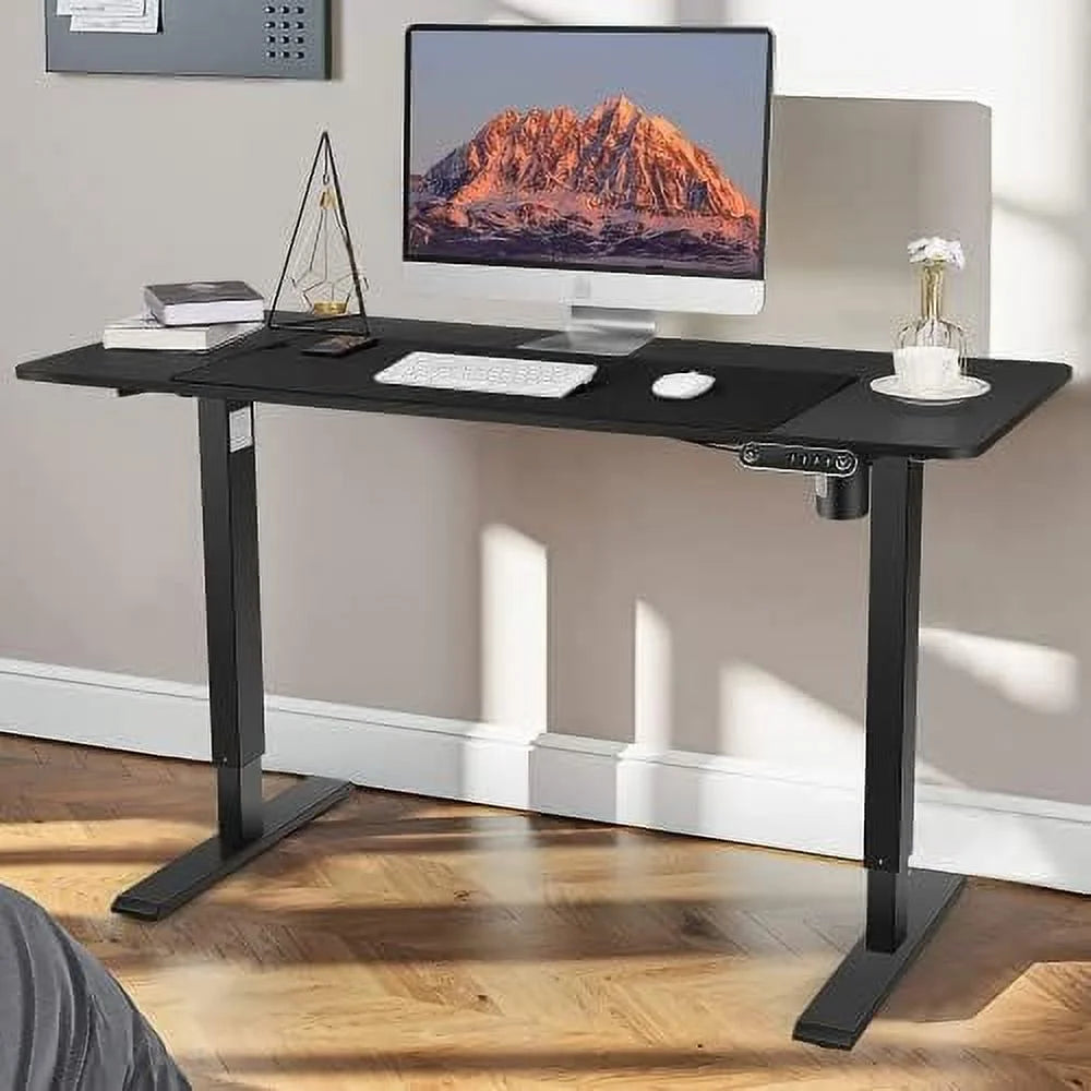 Electric Standing Desk Adjustable Height 55 x 24 Inches with Splice Board H1894
