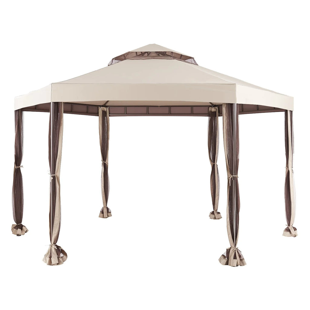 Replacement Canopy Top Cover for Hexagon Gazebo D48465