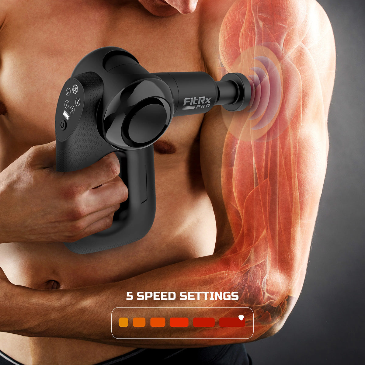 Handheld Percussion Neck and Back Massager W91117