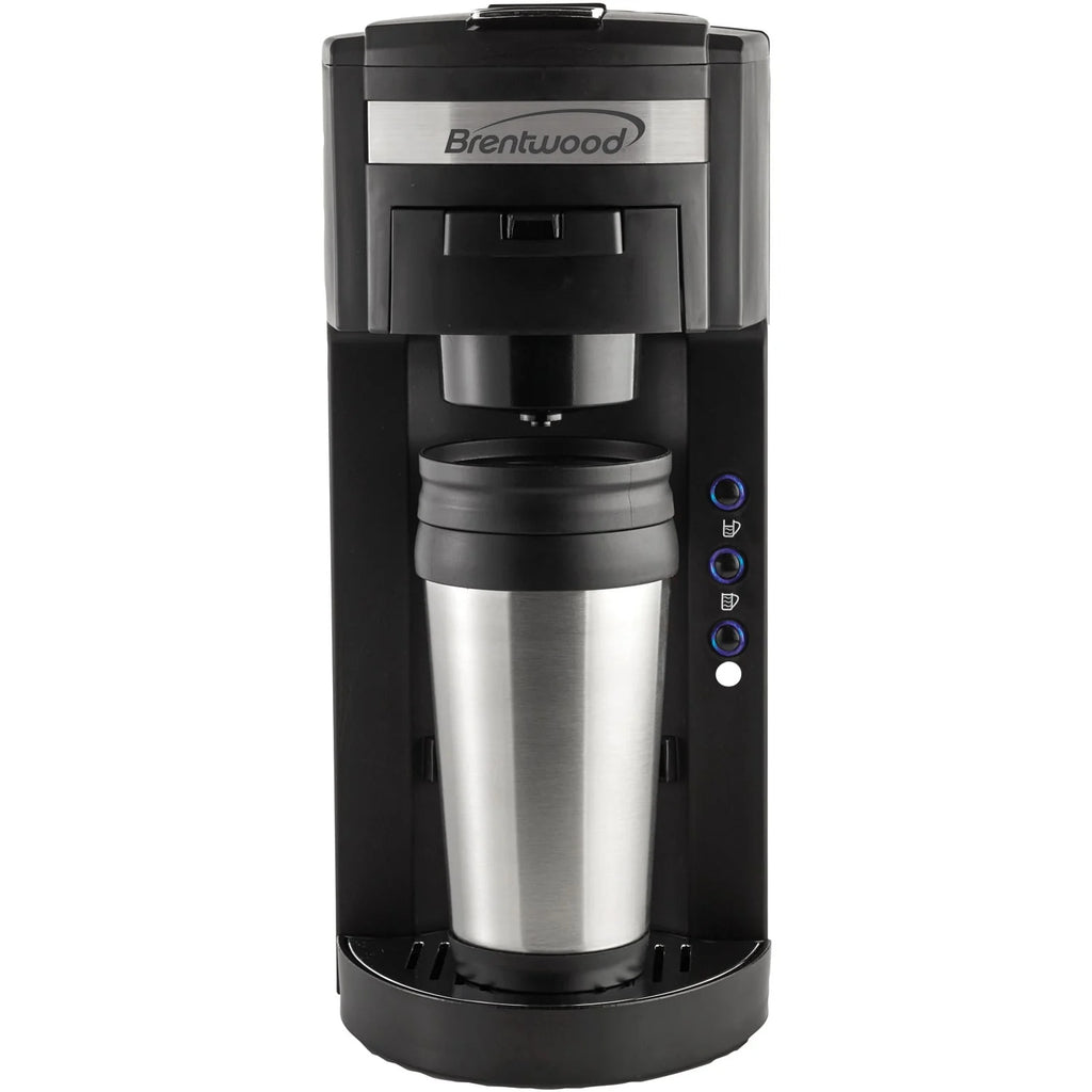 Black Single-Serve Coffee Maker Y7414