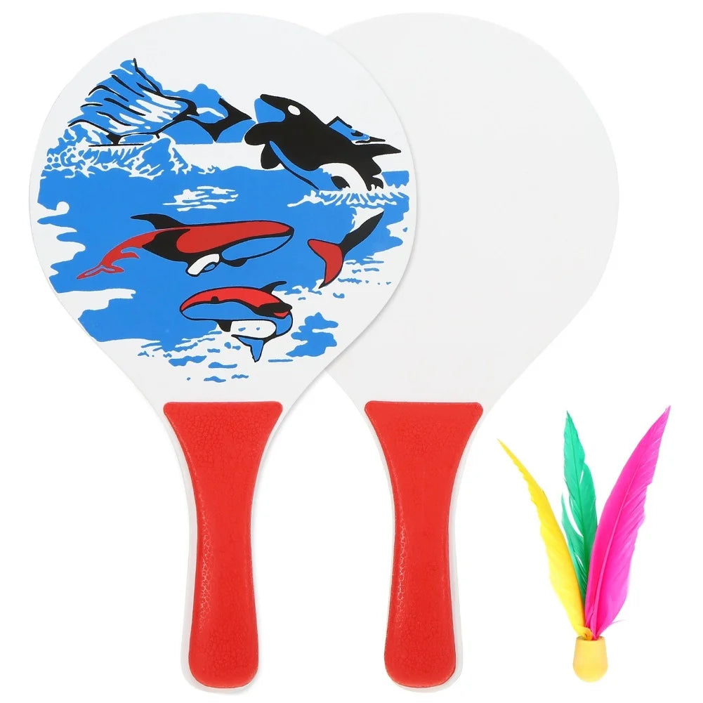 2Pcs Badminton Racket with Ball Random Color Sports Game Toy F6954
