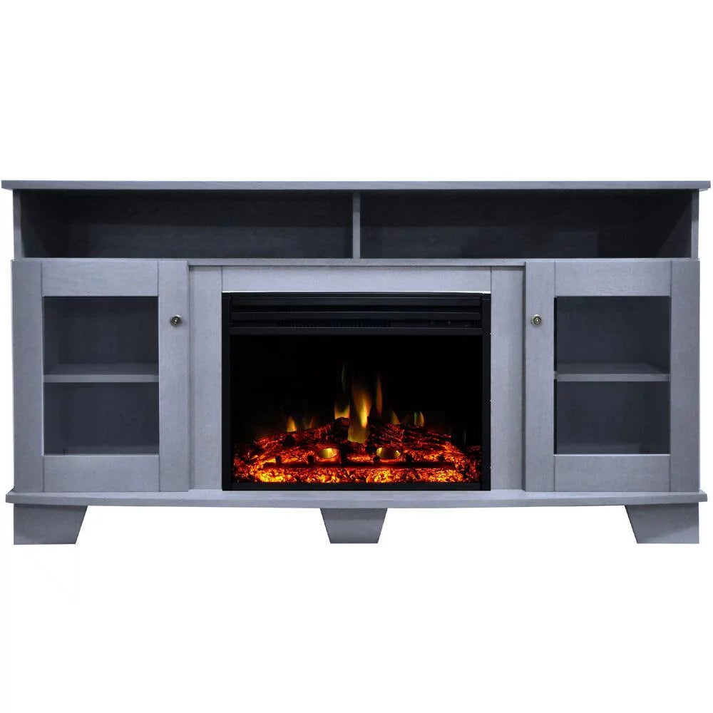 59'' Electric Fireplace with Remote D727635