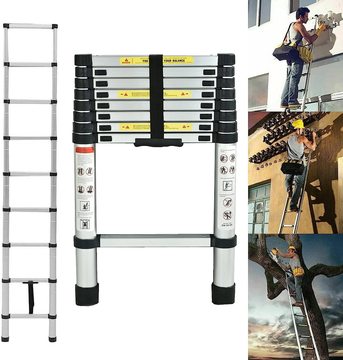 8.5 FT Aluminum Telescoping Ladder M491