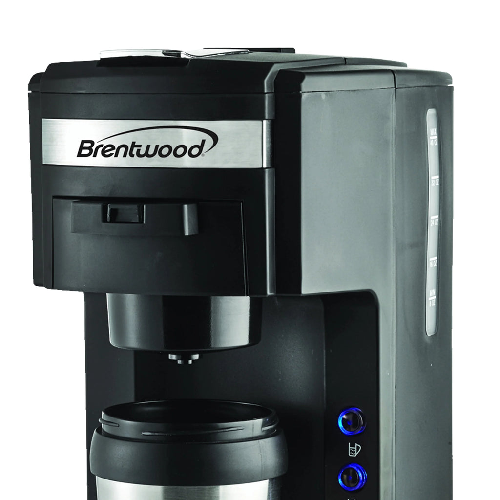 Black Single-Serve Coffee Maker Y7414