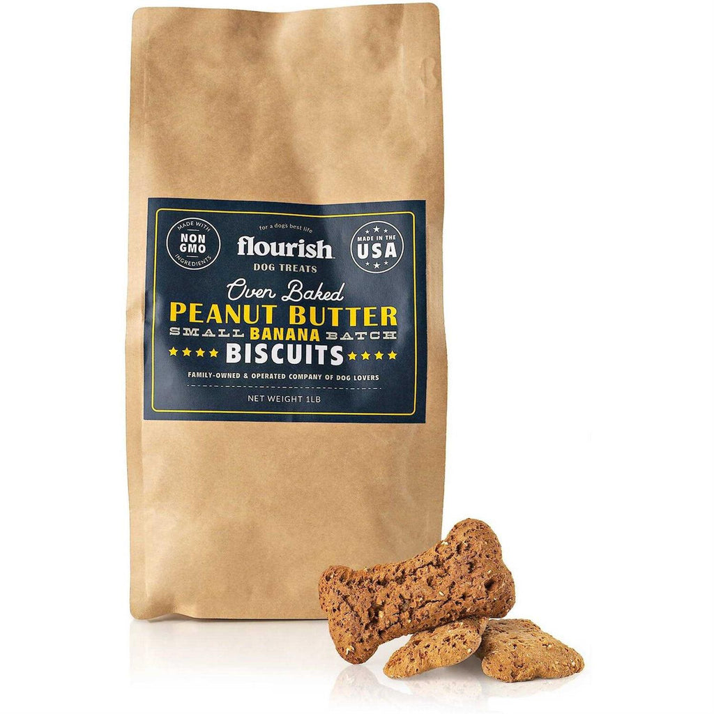 Peanut Butter Banana Biscuit Dog Treats J680911