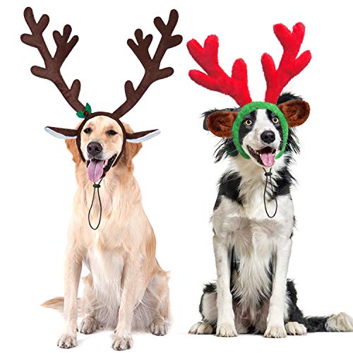 Christmas Reindeer Antler Headband with Ears C80608