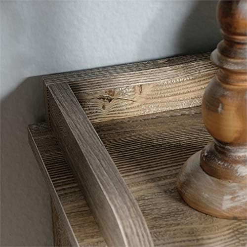 Rustic Cedar 10-Cubby Wood Bookcase S298