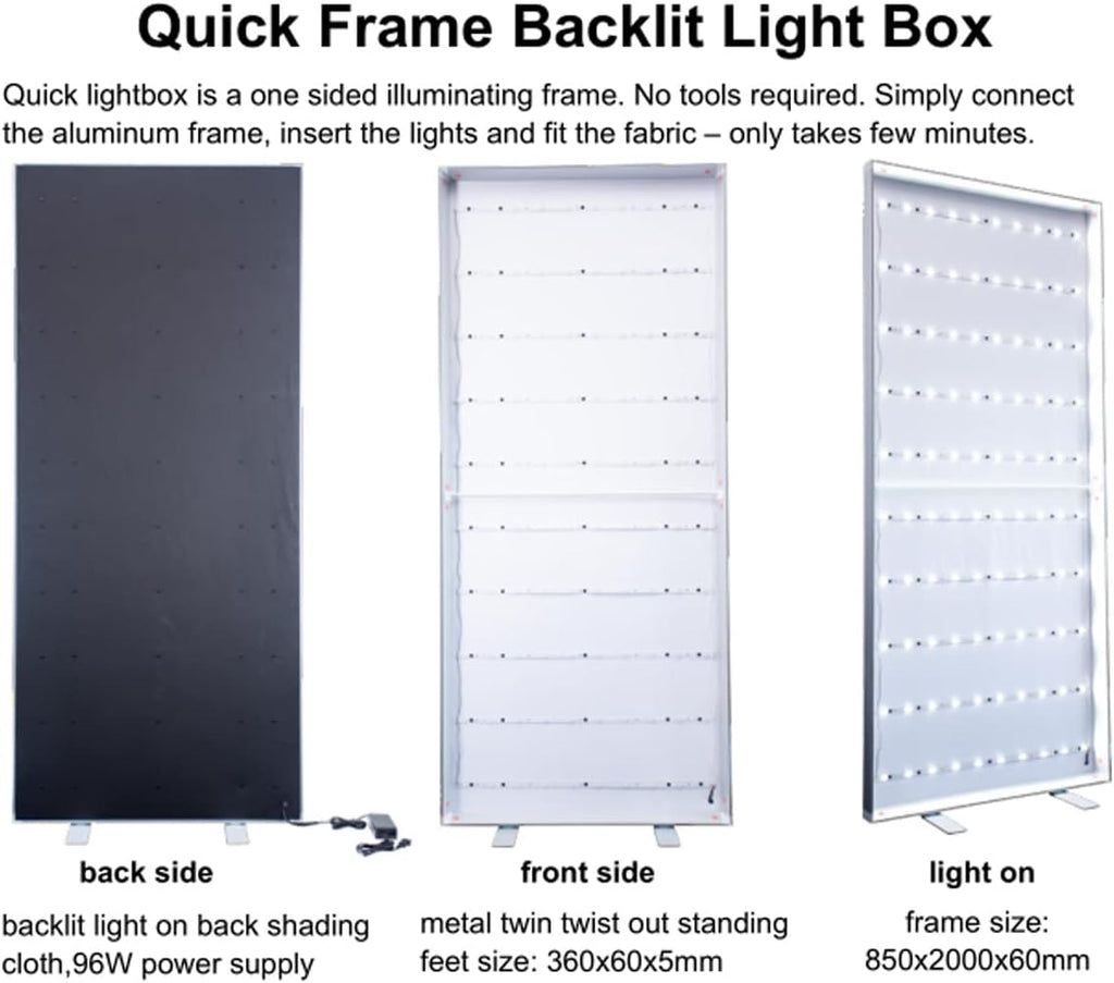33”x78” Aluminum Frame LED Light Box for Poster I14698