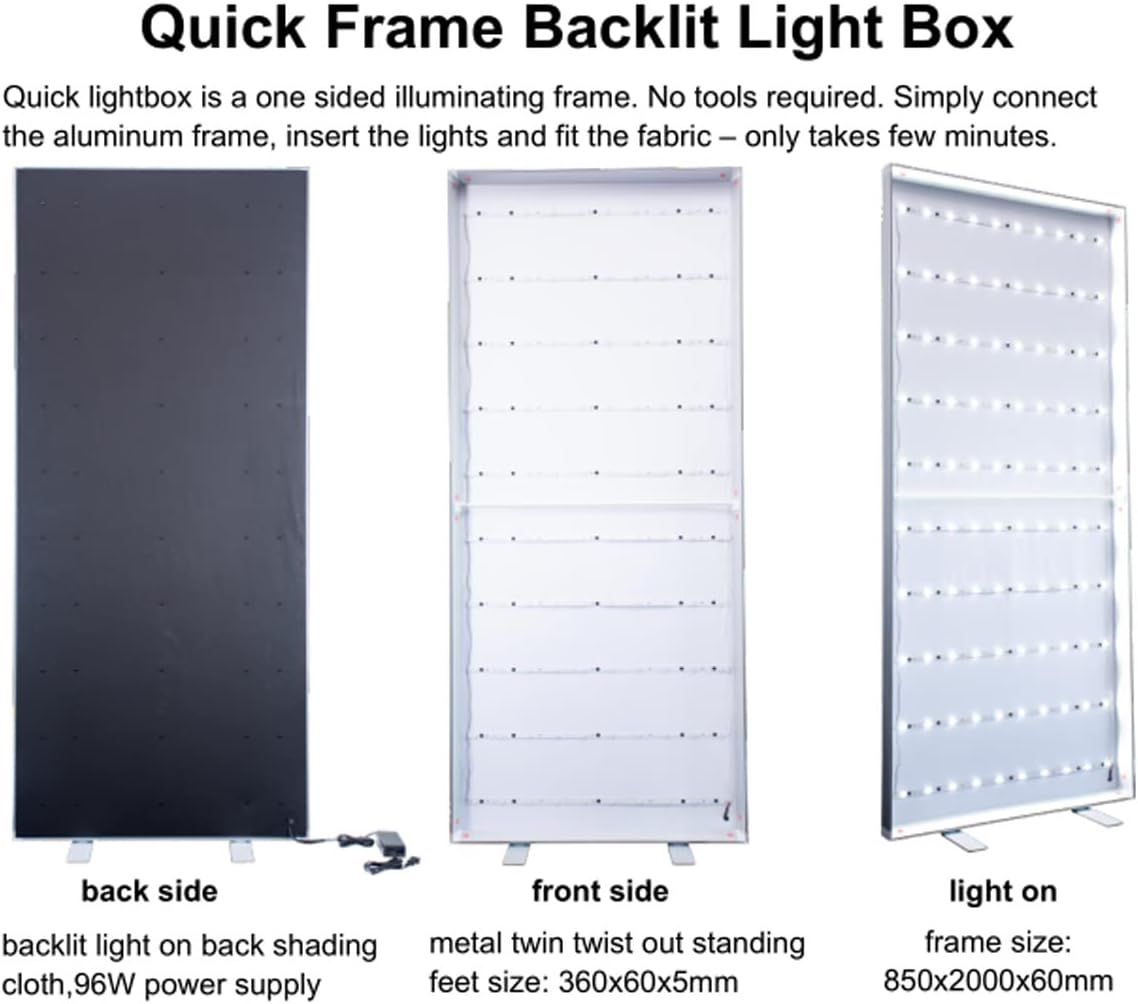 33”x78” Aluminum Frame LED Light Box for Poster I14698