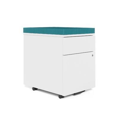 White 2-Drawer Vertical Filing Cabinet P3320