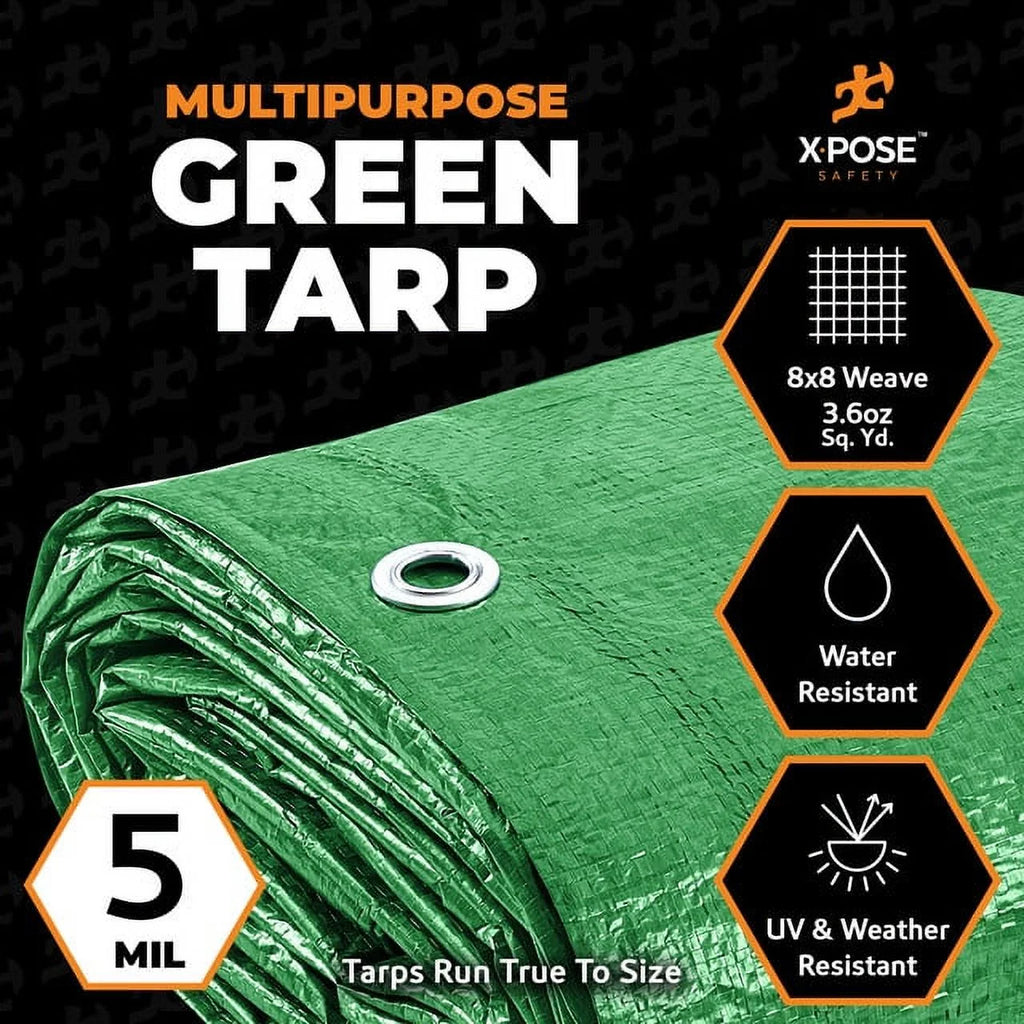 Blue 5' x 7' Waterproof Poly Tarp H962