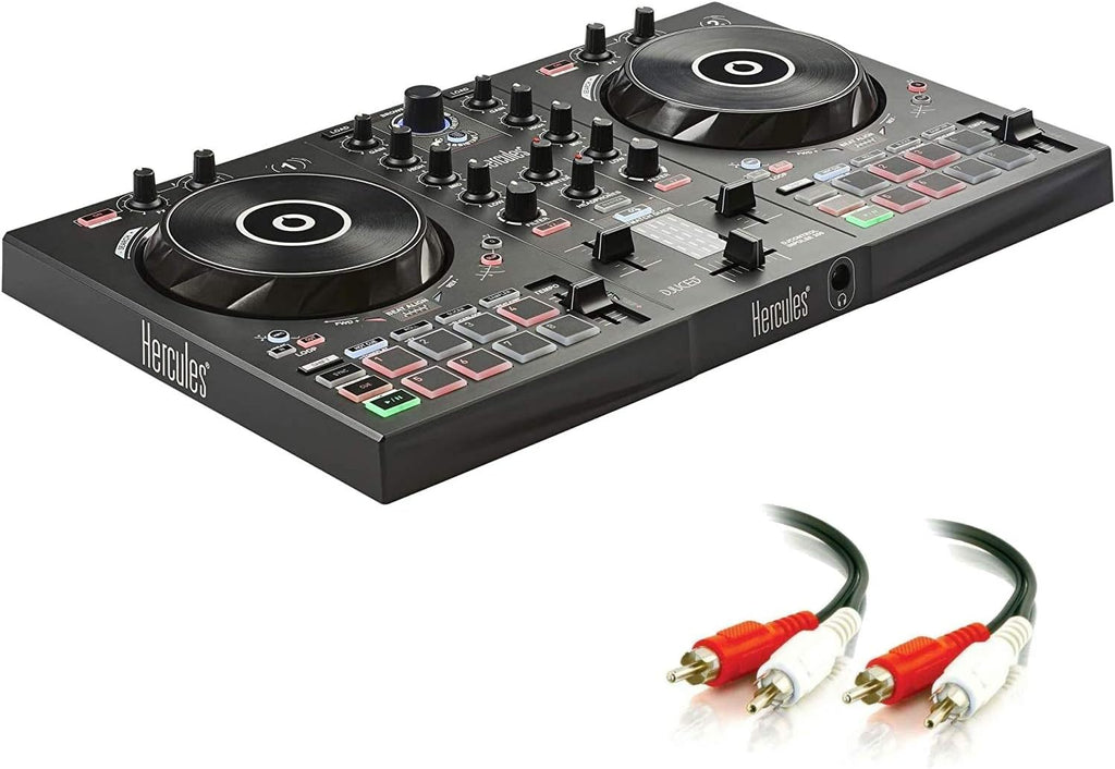 DJ Control Inpulse 300 with 2 RCA Male to 2 RCA Male Stereo Audio Cable T856982