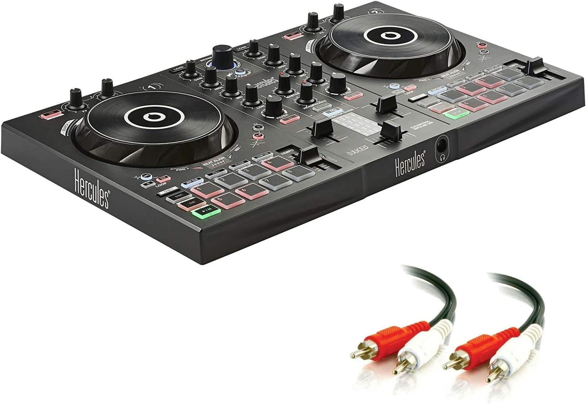DJ Control Inpulse 300 with 2 RCA Male to 2 RCA Male Stereo Audio Cable T856982