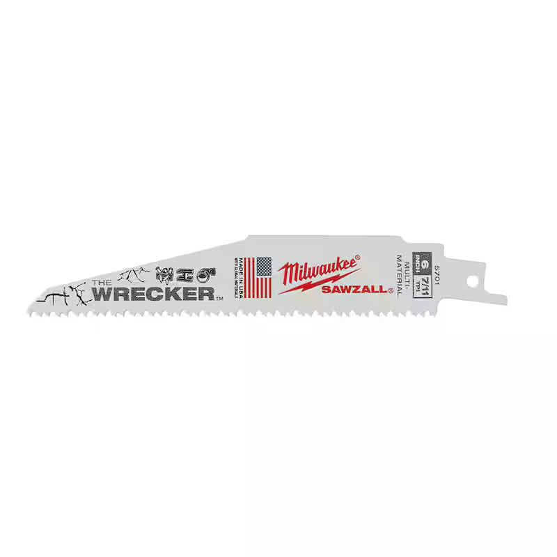 7/11 Teeth per in. Reciprocating Saw Blades 50 Pack H4526