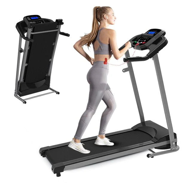 Foldable Electric Treadmill with Incline 230 LB Capacity D3902