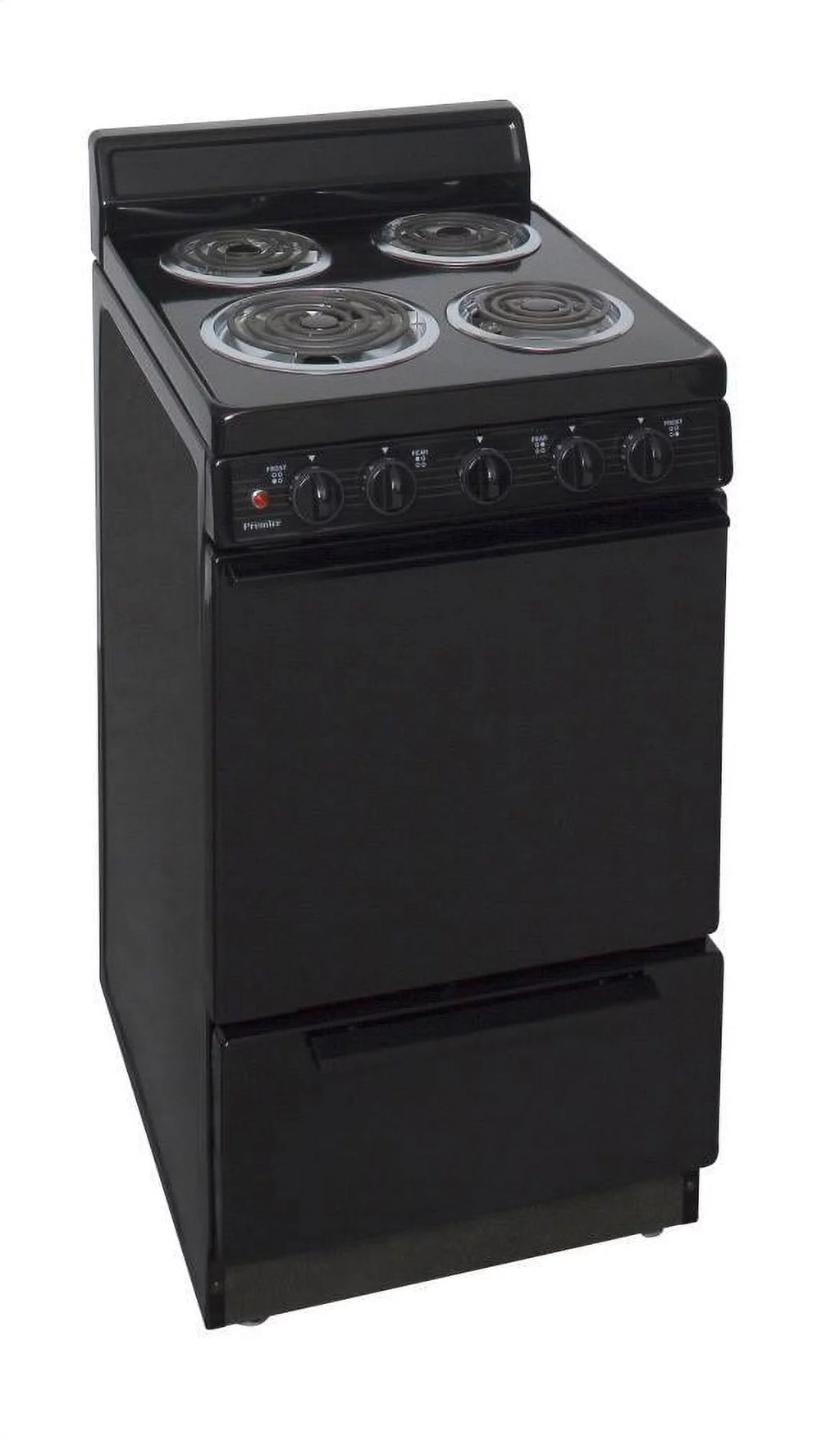 20" Freestanding Coil Electric Range Black V613