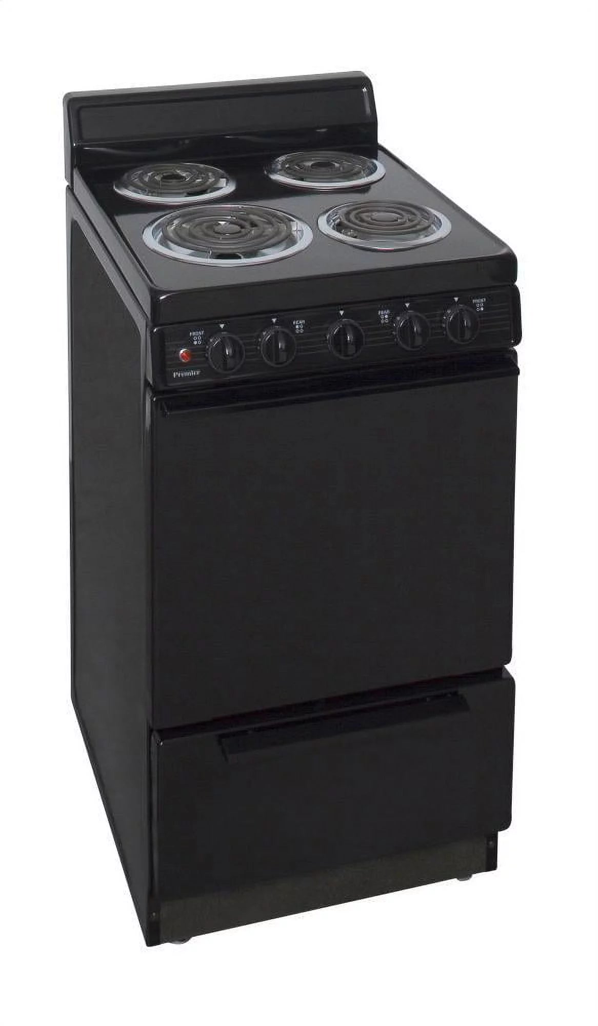 20" Freestanding Coil Electric Range Black V613