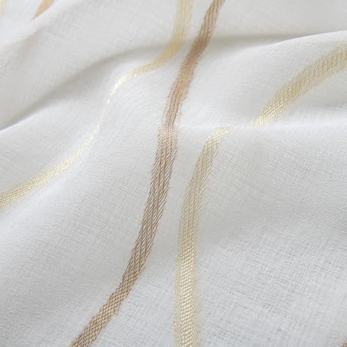 White W52 X L18 Inch Voile Curtain Valance C2181