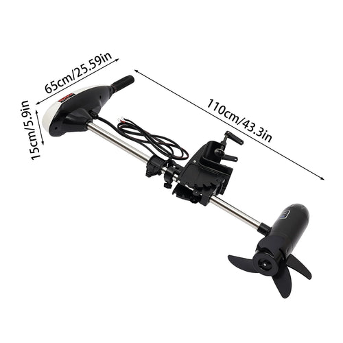 12V 65lbs 660W Electric Trolling Motor M791