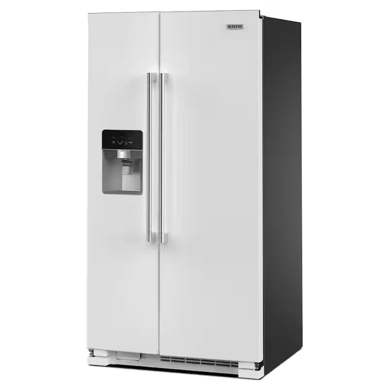 36 in. 25 cu. ft. Side-by-Side Refrigerator in White S587715