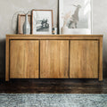 Recycled Teak Wood Buffet With 3 Doors Z456070