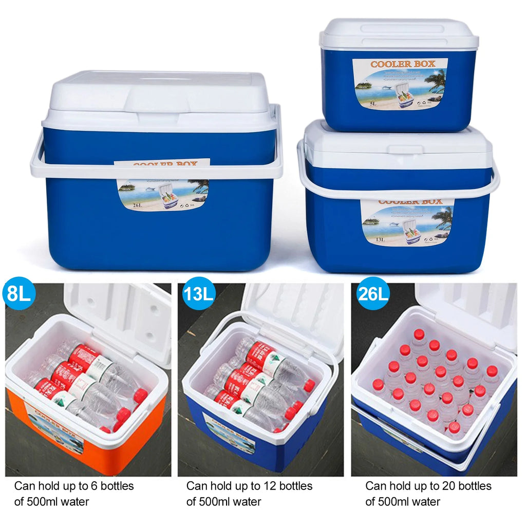 Portable Picnic Cooler Box 8L/13L/26L V906