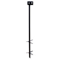 Iron Root Double-Helix Earth Anchor, 3/4 inch Rod x 60 inch L x 4 inch Helix, Pack of 8 N839