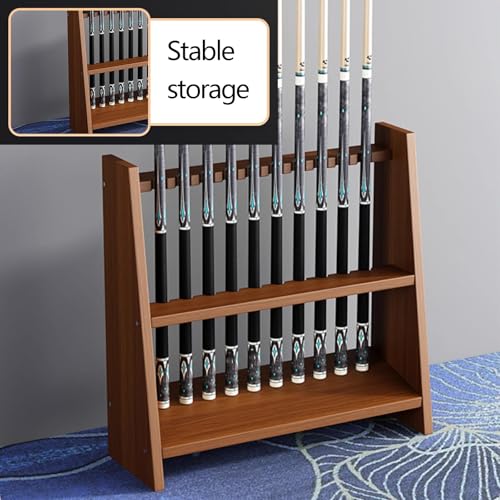 White Portable Pool Cue Rack Stand L72856