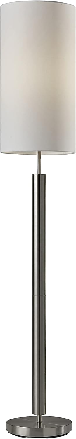 Brushed Steel Finish Tall Table Lamp L337883