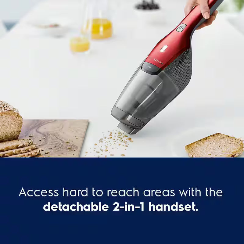 Red Cordless Stick Vacuum Z733