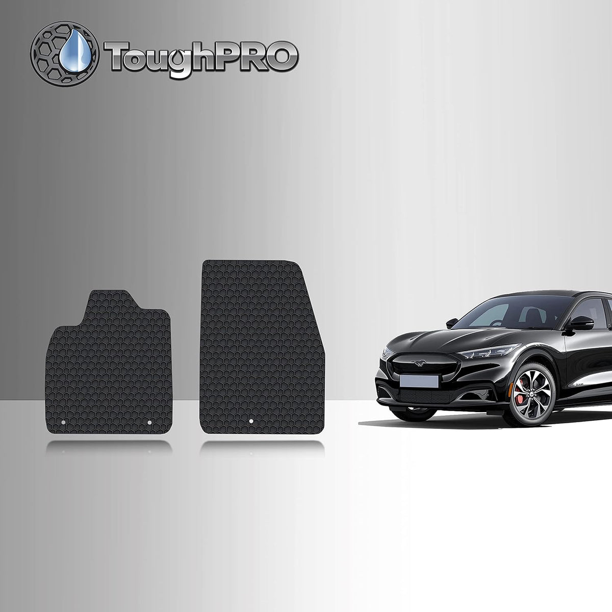 Black Rubber Cargo Mats V597