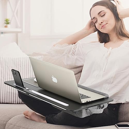 3 in 1 Foldable Adjustable Height Lap Desk with Cushion N8267