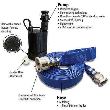 7 Piece Flood Pump Kit O87166