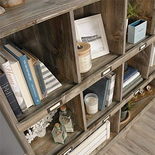 Rustic Cedar 10-Cubby Wood Bookcase S298