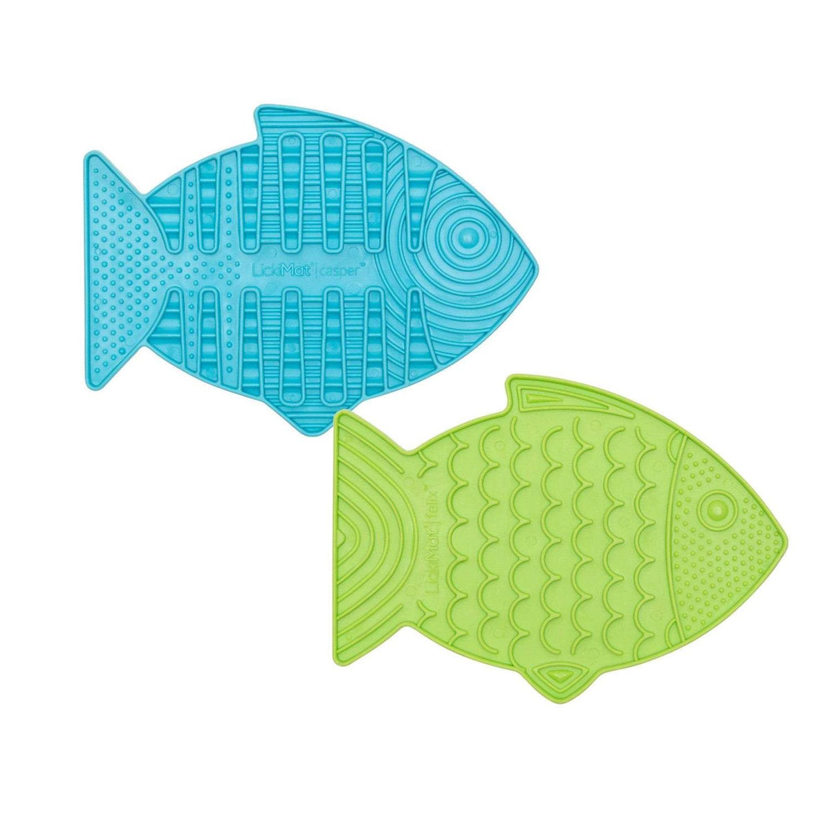 Fish-Shaped Cat Slow Feeders Lick Mat M36186