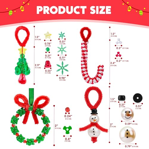Christmas Beaded Ornament Craft O6166