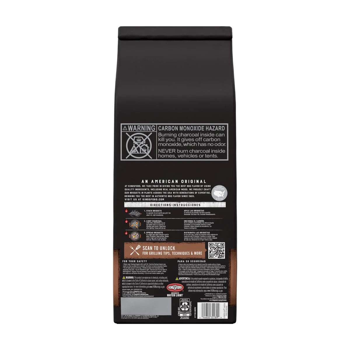 Mesquite Instant Charcoal Briquets 8lb Y221187