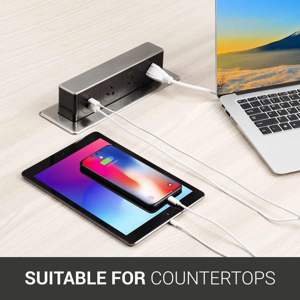 Pop up Outlet with 2 USB Ports & 3 Outlets X799