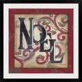 Christmas Art Print, Black Framed R752