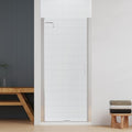 Chrome Semi Frameless Pivot Swing Shower Door, 32 in.W X 72 in.H, Clear Glass U749