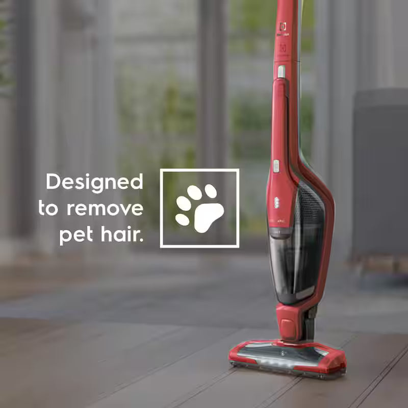 Red Cordless Stick Vacuum Z733