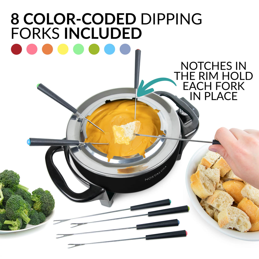 Black 12-Cup Electric Fondue Pot O2161